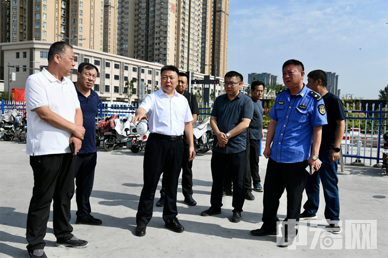 丁春明深入调研绿化提质和增绿工程,"一泓清水入黄河"工程进展