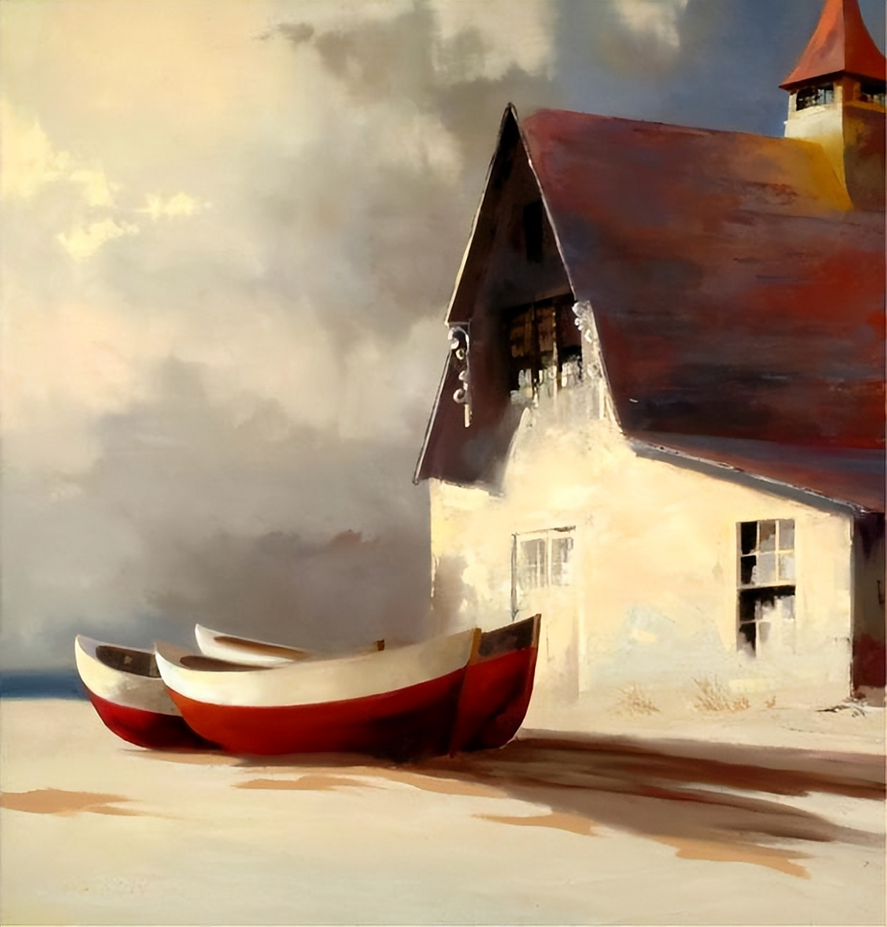 英国画家paul stone:极简恬静唯美的水彩风景欣赏