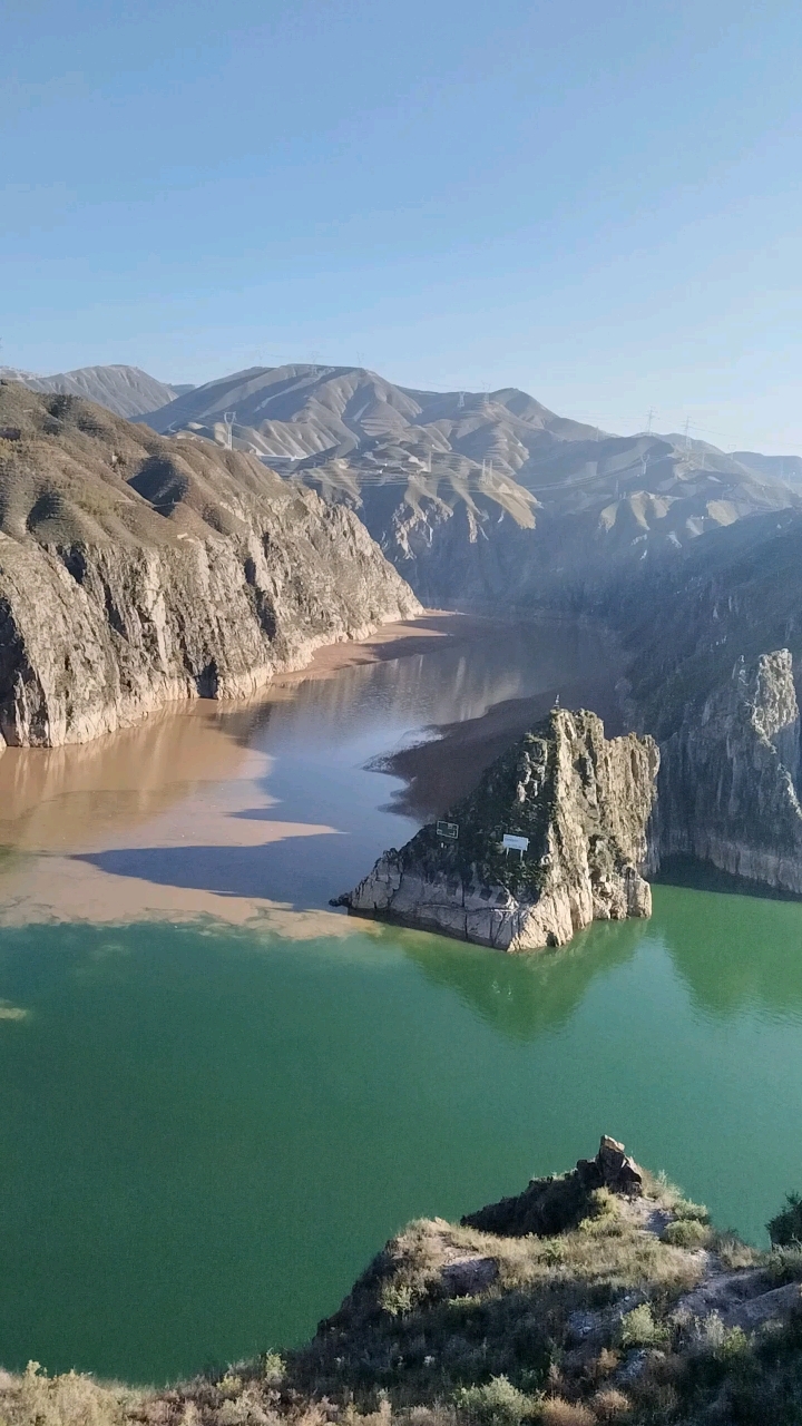 甘肃黄河洮河交汇处