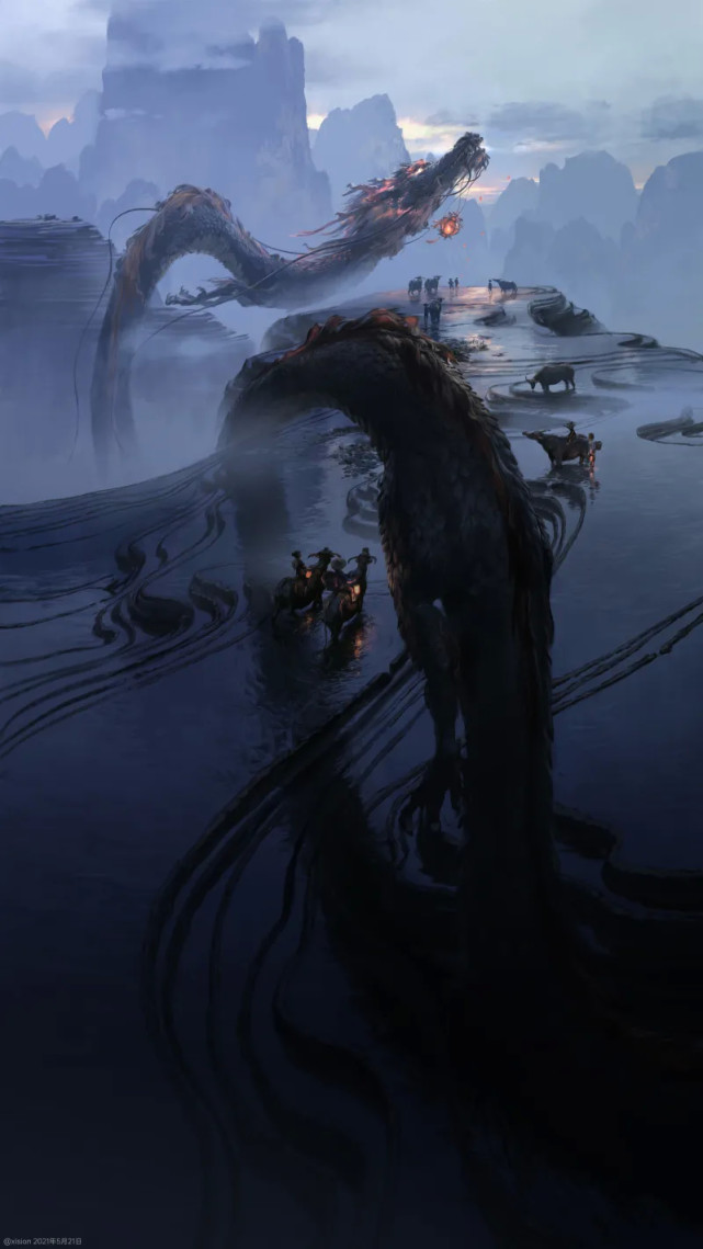 四川美院的吴俊达突然就火了,一幅价值18万的"龙"到底长啥样?