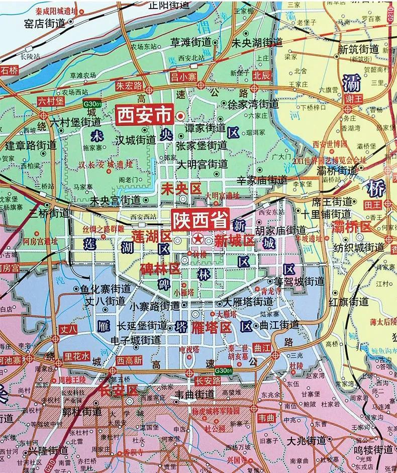 西安有浐河,灞河,被称为"玄灞素浐",打造了浐灞三角洲