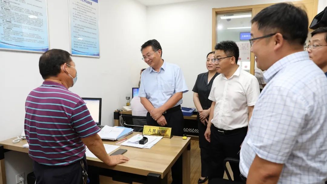 市委政法委调研宿豫法院多元解纷工作