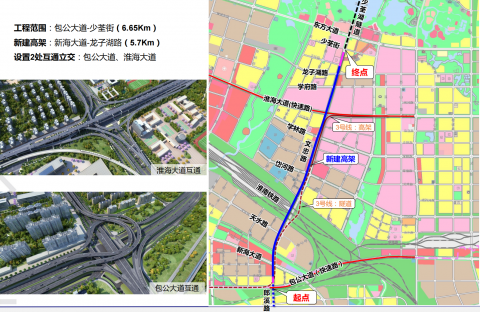 合肥再添一條快速路 文忠路(郎溪路—少荃街)4月24日開工