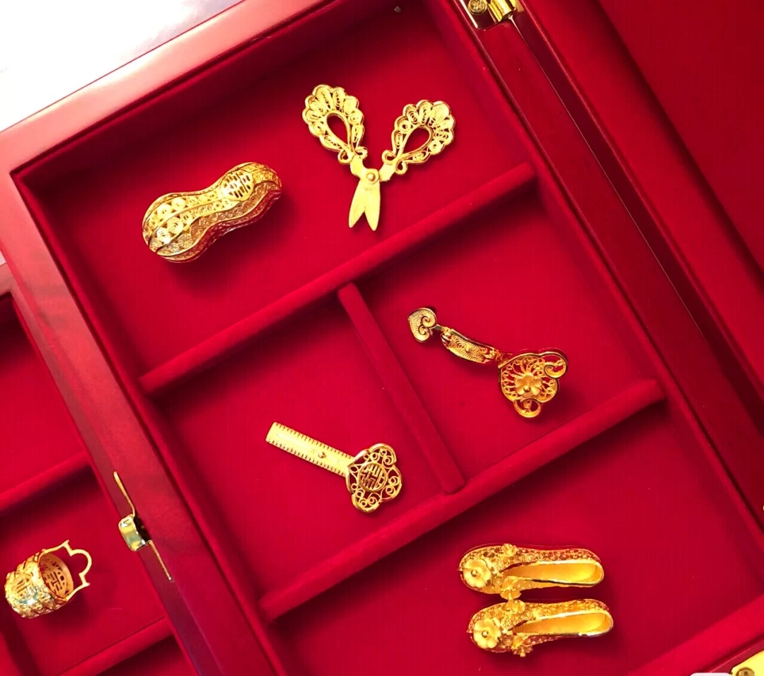 「婚庆九宝」做黄金陪嫁首饰,保值又有排面!