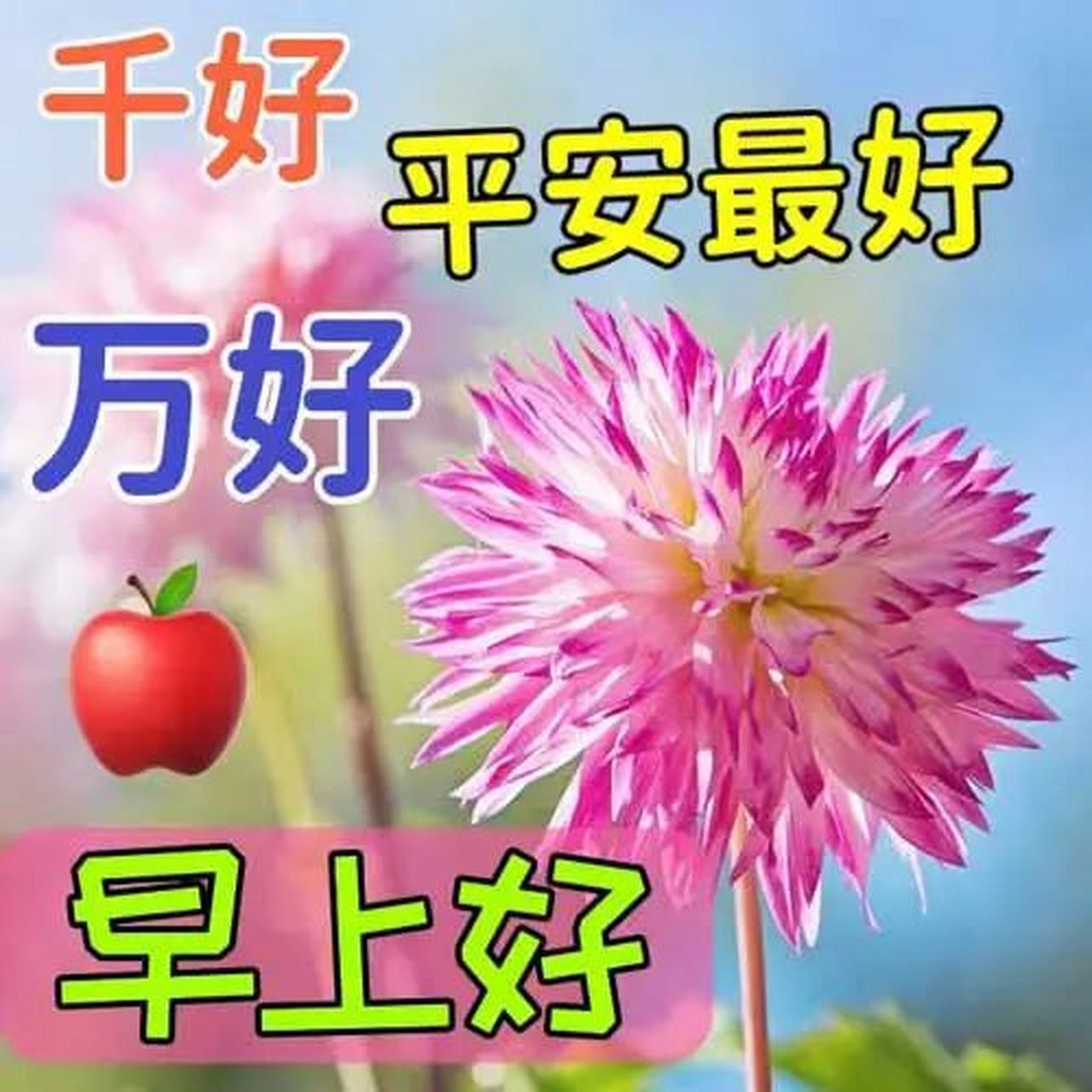 今日最新早上好图片大全,平安吉祥,万事如意! 早上好!