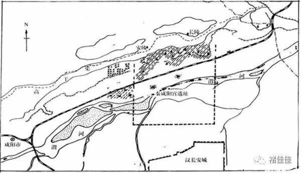 秦咸阳平面图图片