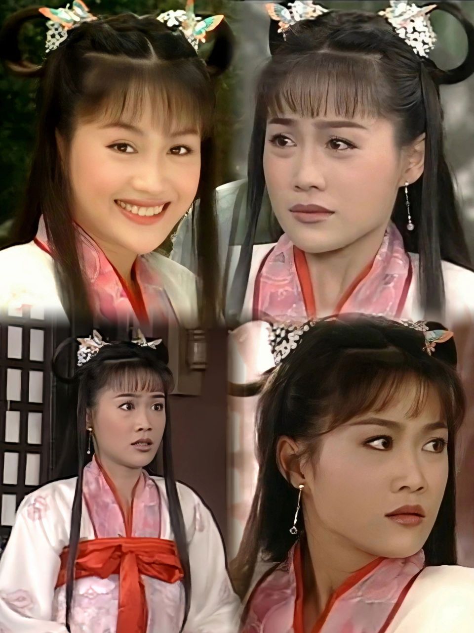 2000年《新梁山伯与祝英台》祝英台的造型 p1:初登场 p2:假扮医生 p3