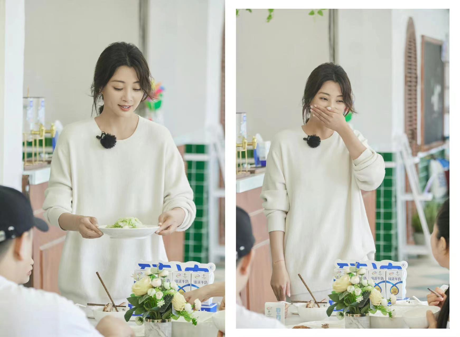 《中餐厅6》殷桃综艺首秀,靠健身保持身材的人,精气神不一样