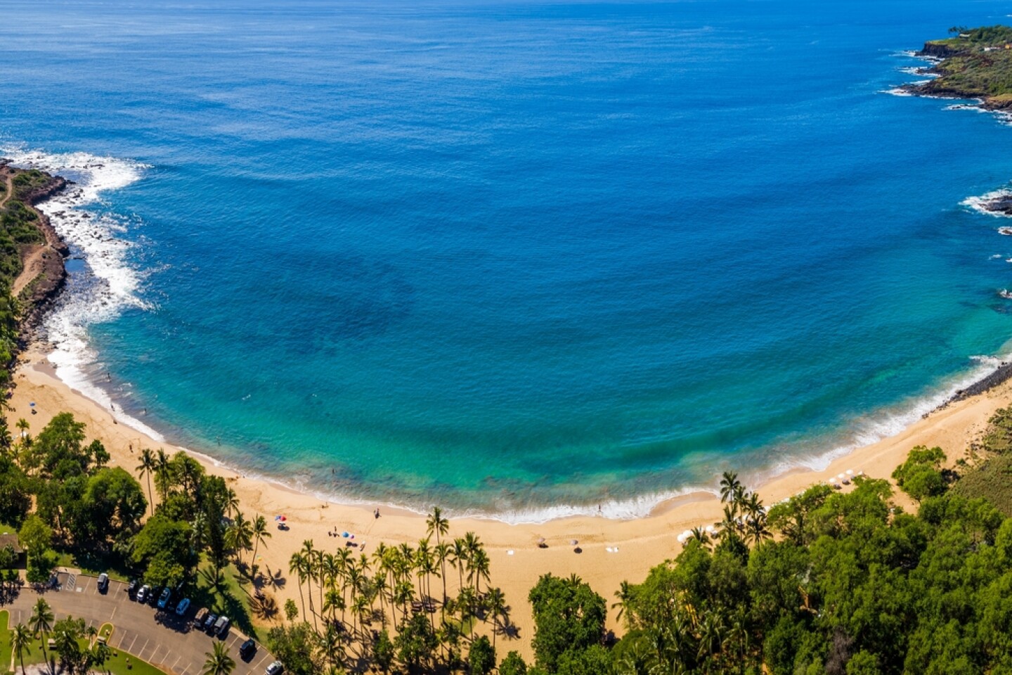 夏威夷美丽的海滩