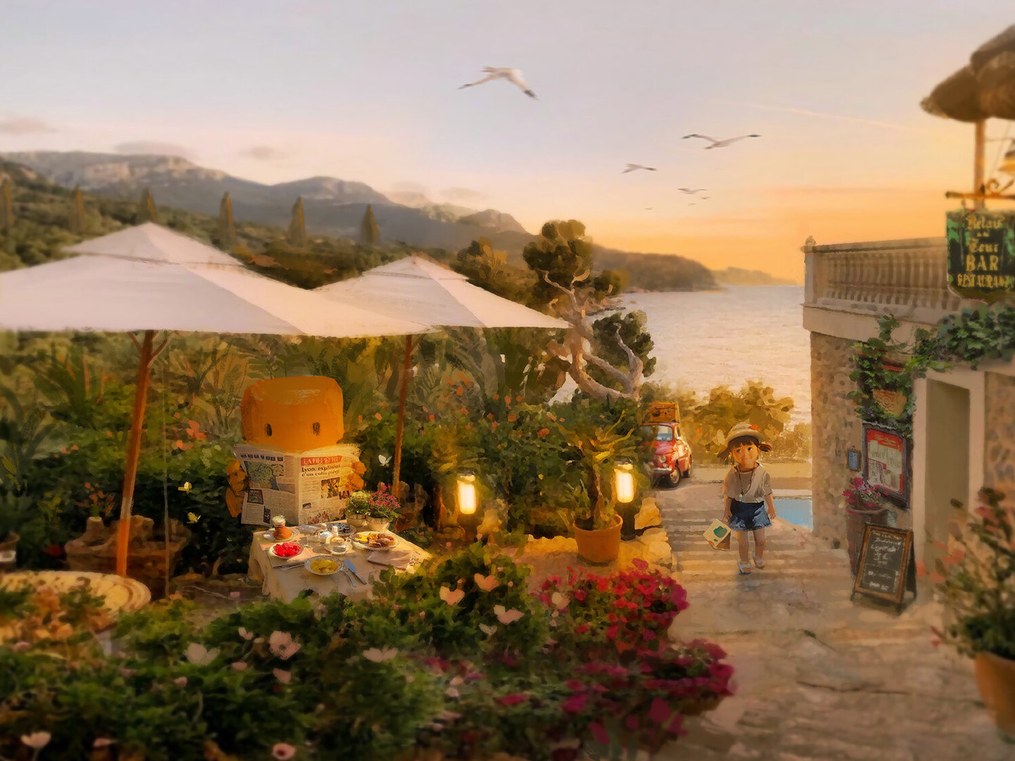 氛围感超级强的梦幻场景画面富有童话感且充满梦幻的画面