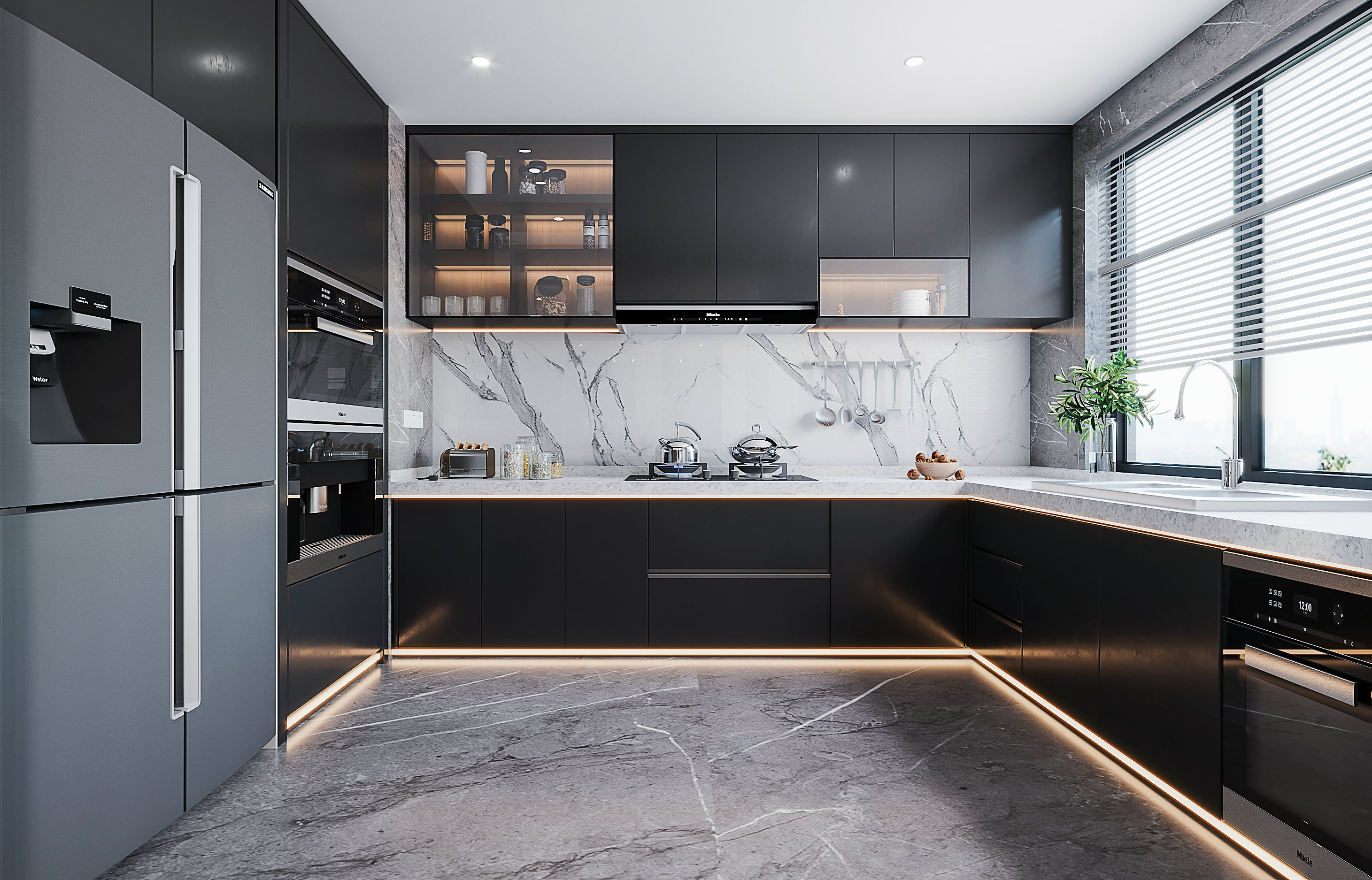 150㎡三居室现代装修风格