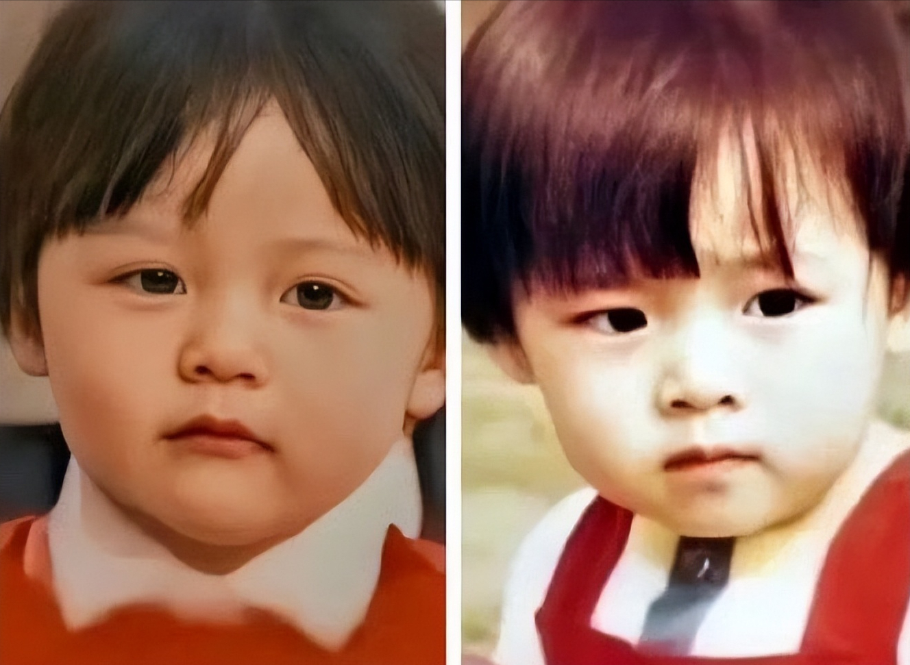 孙艺珍晒出自己小时候照片,庆祝甜豆一周岁生日,母子俩一模一样