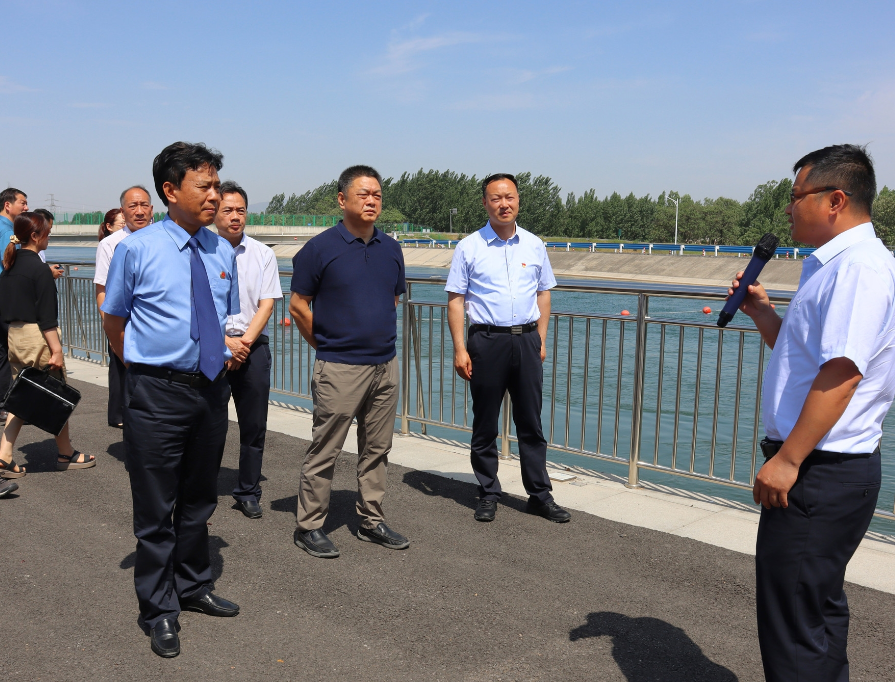 河南省检察院第八检察部主任韩振标到郏县调研