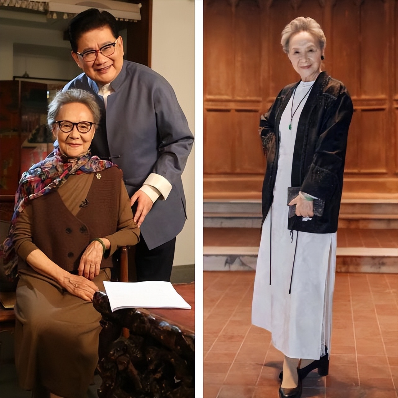 84岁"国民奶奶"真时髦:耄耋之年穿衣优雅又高级,气质非凡