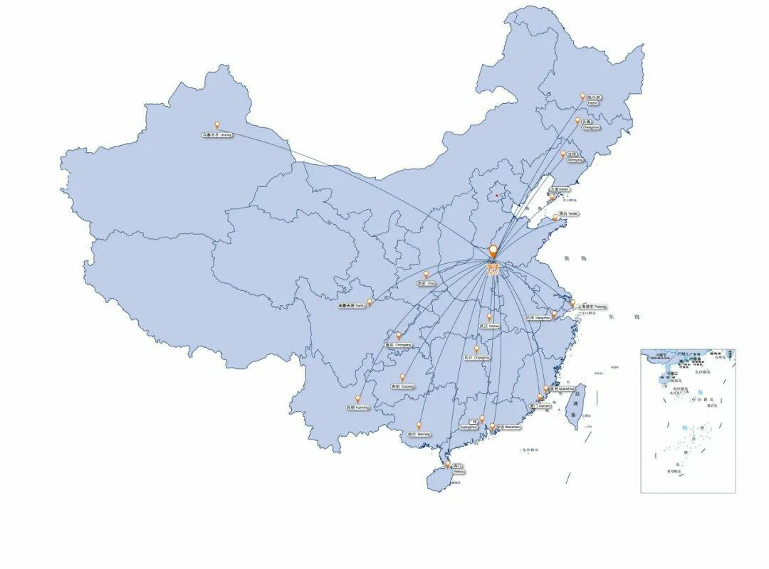 菏泽机场新航季航班时刻表公布!航线14条,通航城市21座
