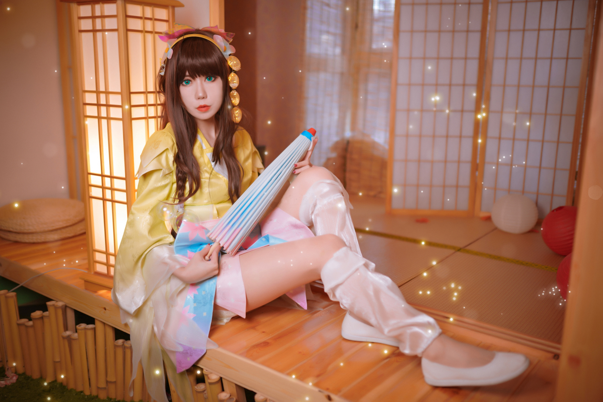 庆祝王者亚运会中国队夺冠,分享一波王者荣耀 娜可露露晚萤cosplay