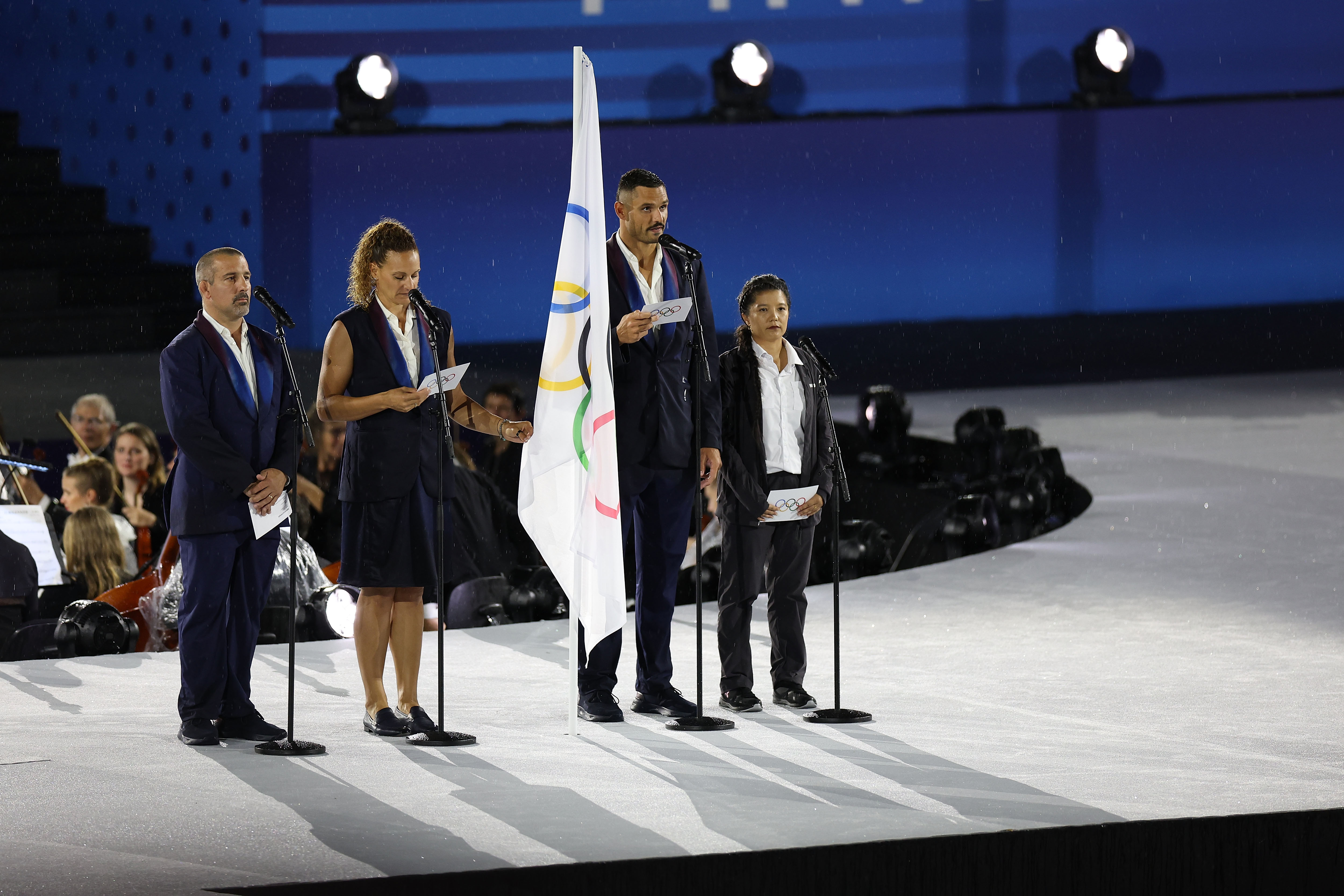 巴黎奥运会开幕式举行,一组图回顾全过程