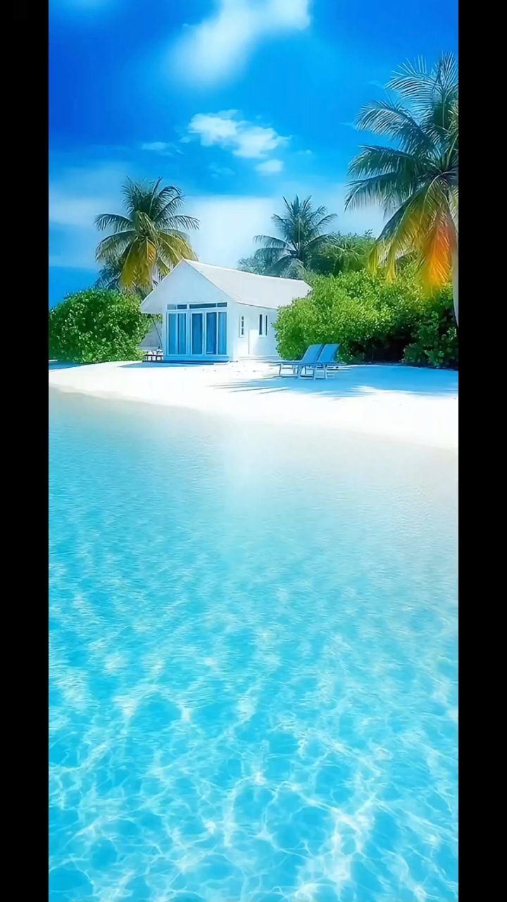 奇美壮观.仙境般的美丽的大海