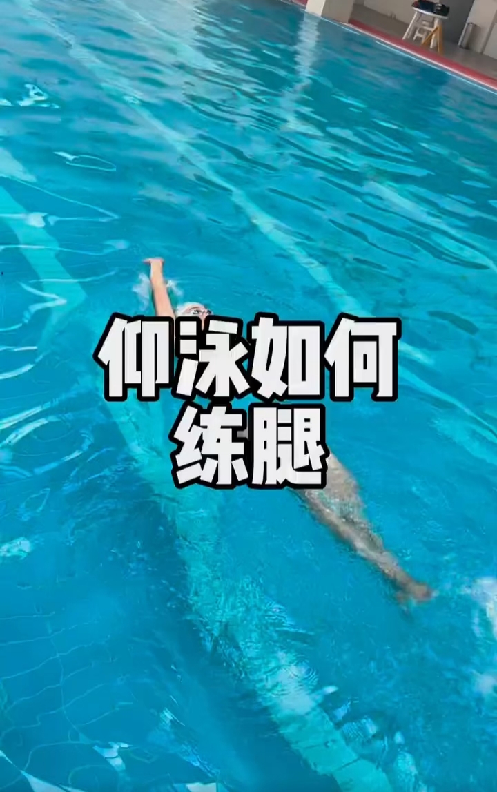 仰泳腿部练习想了解更多游泳小技巧关注我