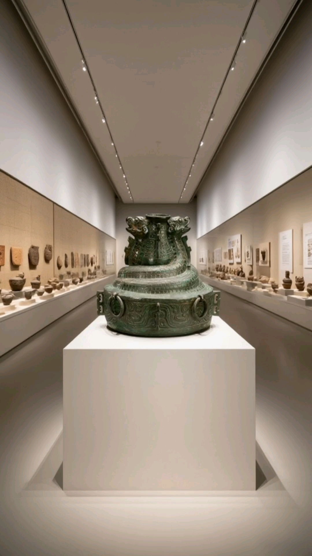 故宫藏宋代蟠蛇纹尊:仿古青铜器里的"蛇形鼓座"