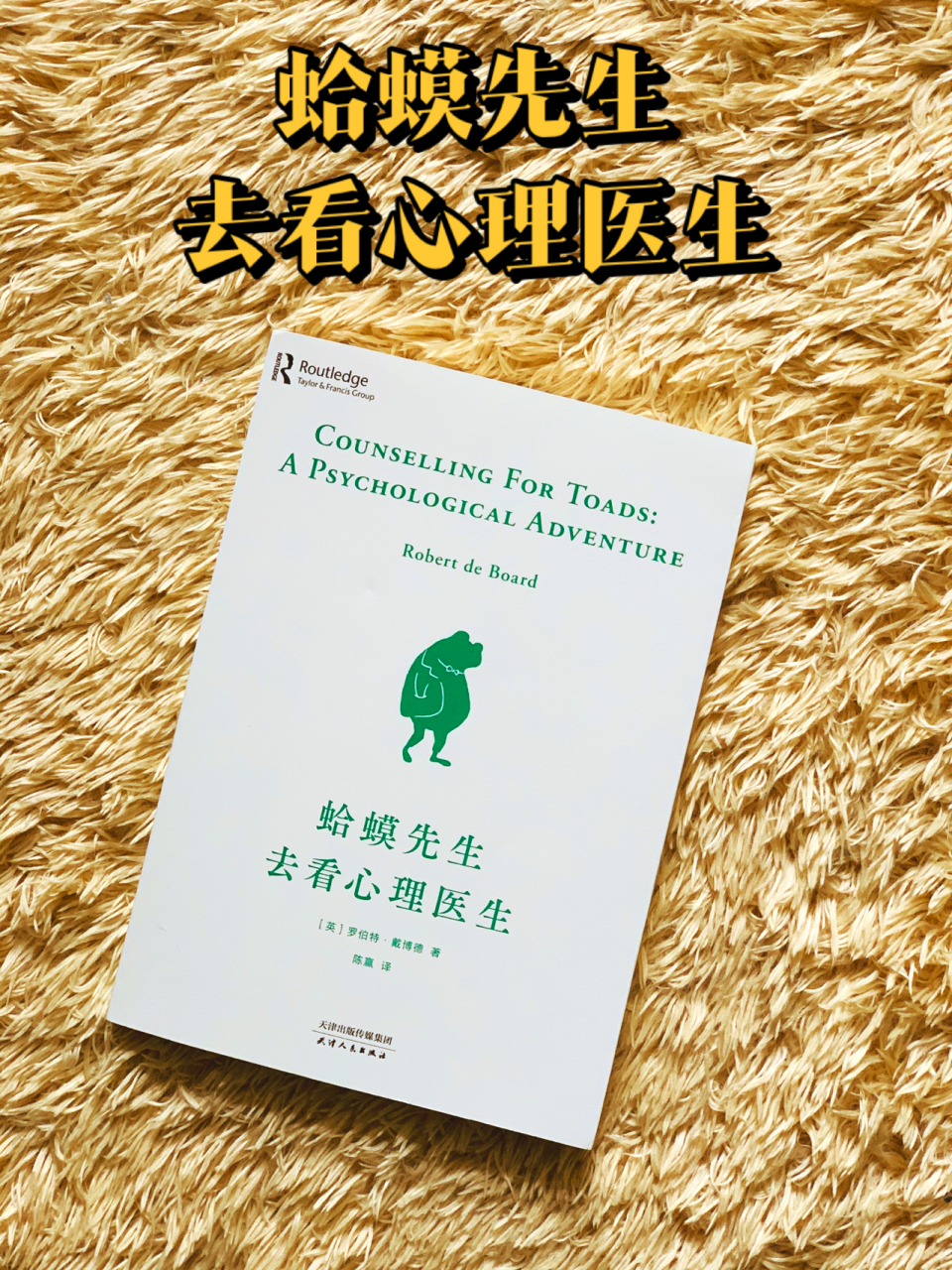 《蛤蟆先生去看心理医生》罗伯特·戴博德这是一本以故事的形式讲述一