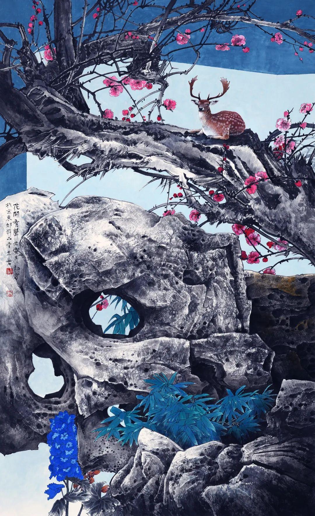 未君花鸟山水画作品选(80幅高清)