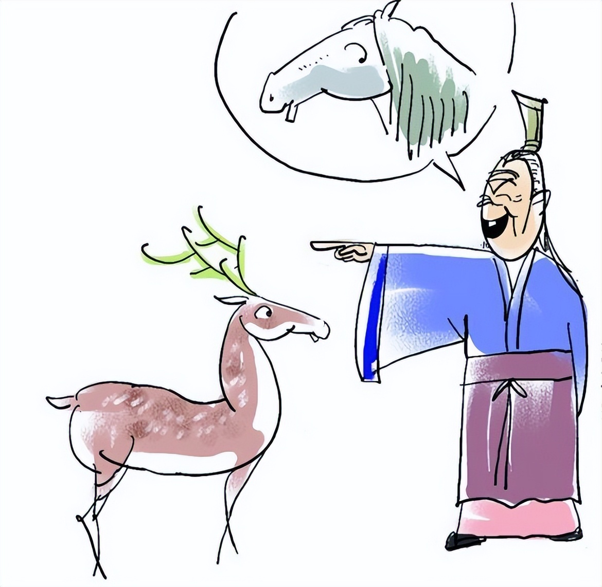 秦国指鹿为马成语的典故