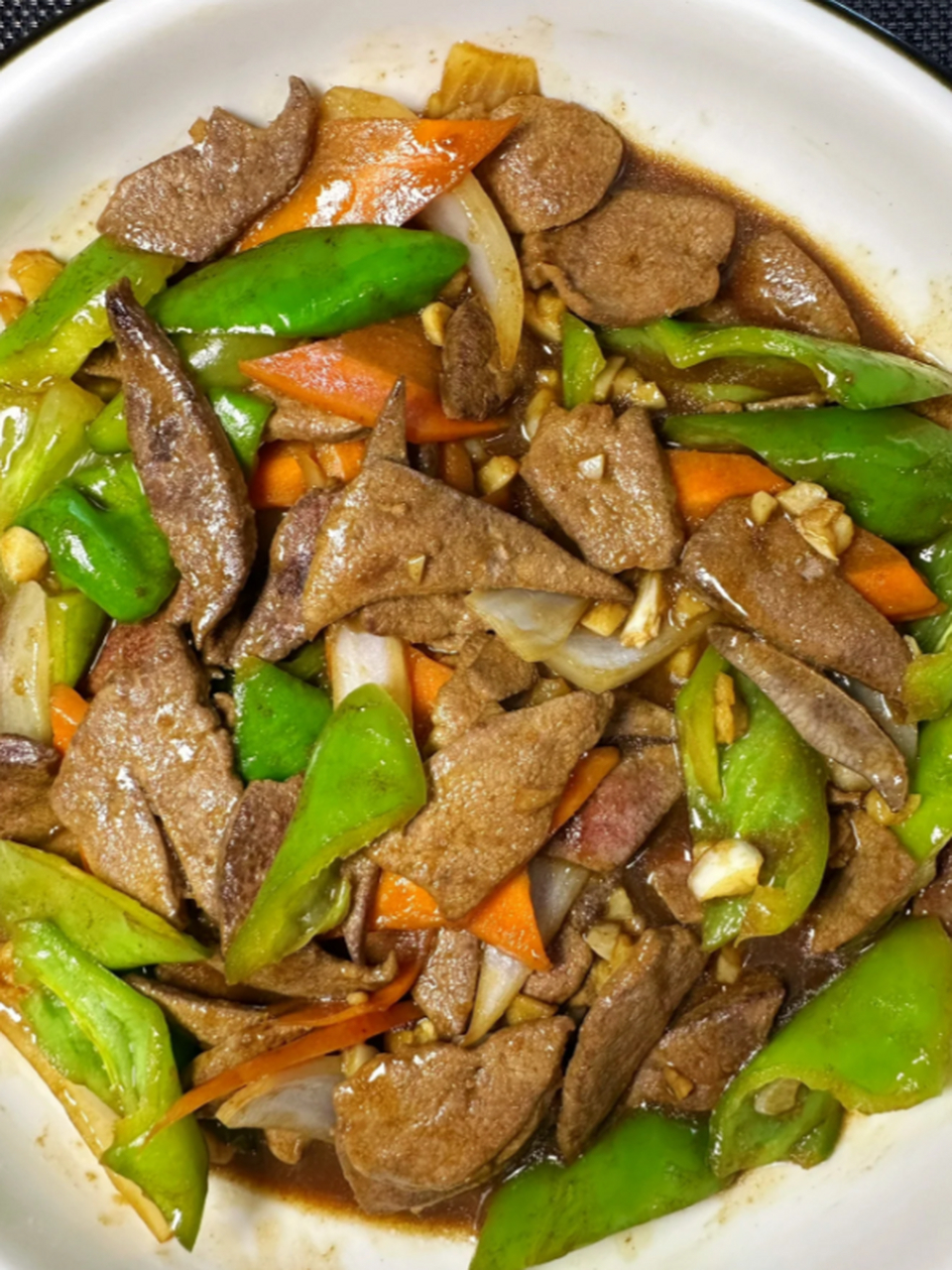 自己一个人吃饭,想要简单又美味?那就试试这道家常溜肝尖吧!