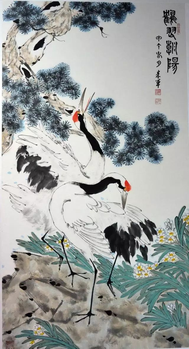 主持人朱军画了一幅画,卖了130万!看看长啥样?