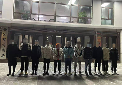 11人落网安达市公安局成功打掉一开贩卡团伙