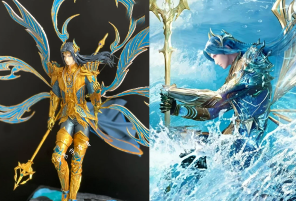 斗罗大陆:五种唐三神级手办公开,海神雕塑霸气侧漏,双神太拉风