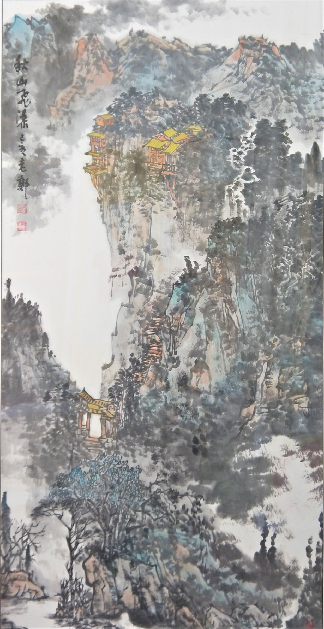 当代画家郑爽作品欣赏 走进自然 诠释山水