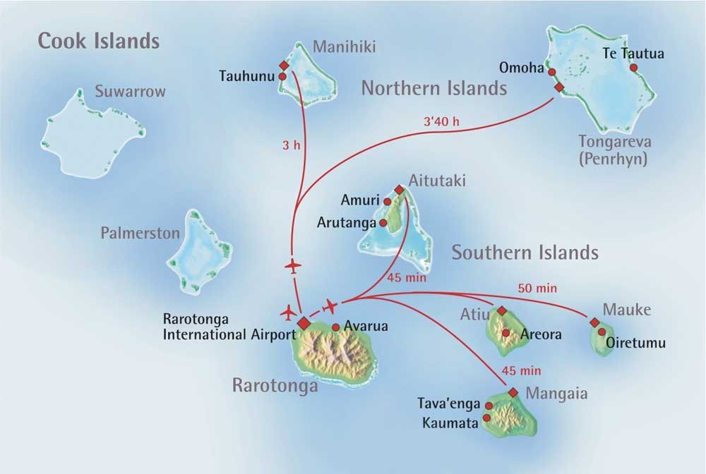 美国看中的库克群岛,面积只相当于比中国的小县,人口更少