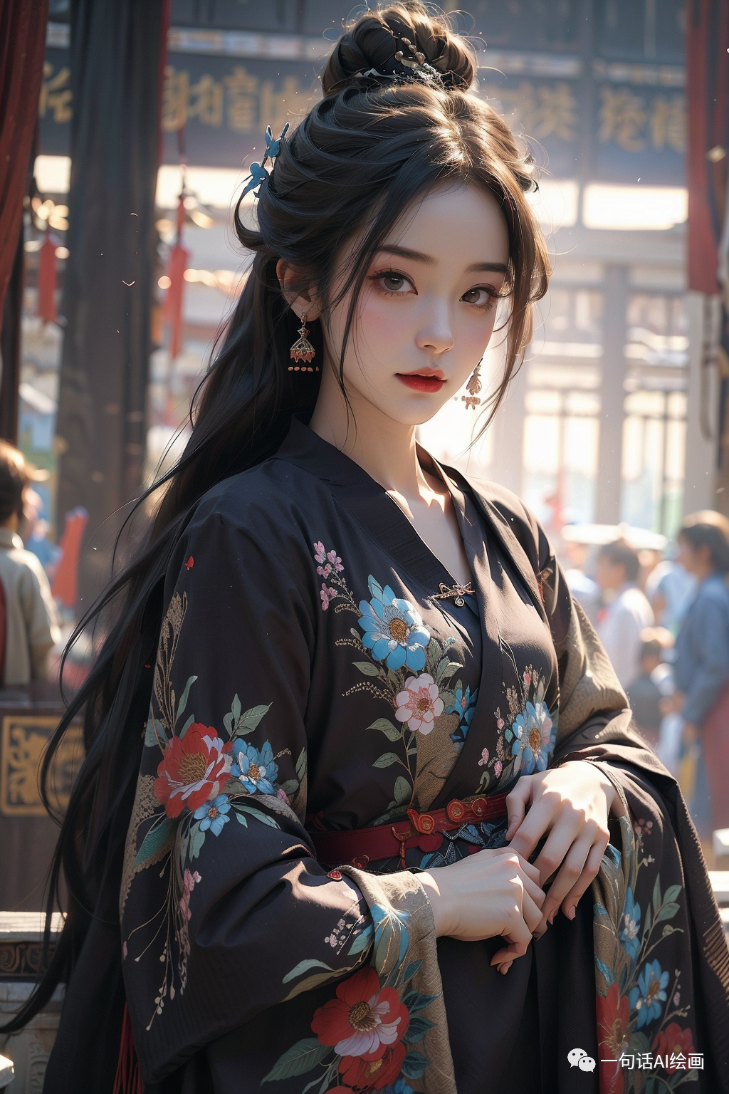 ai绘画|古装侠女风格