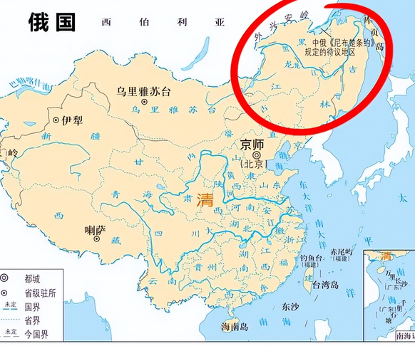 外东北详细地图图片