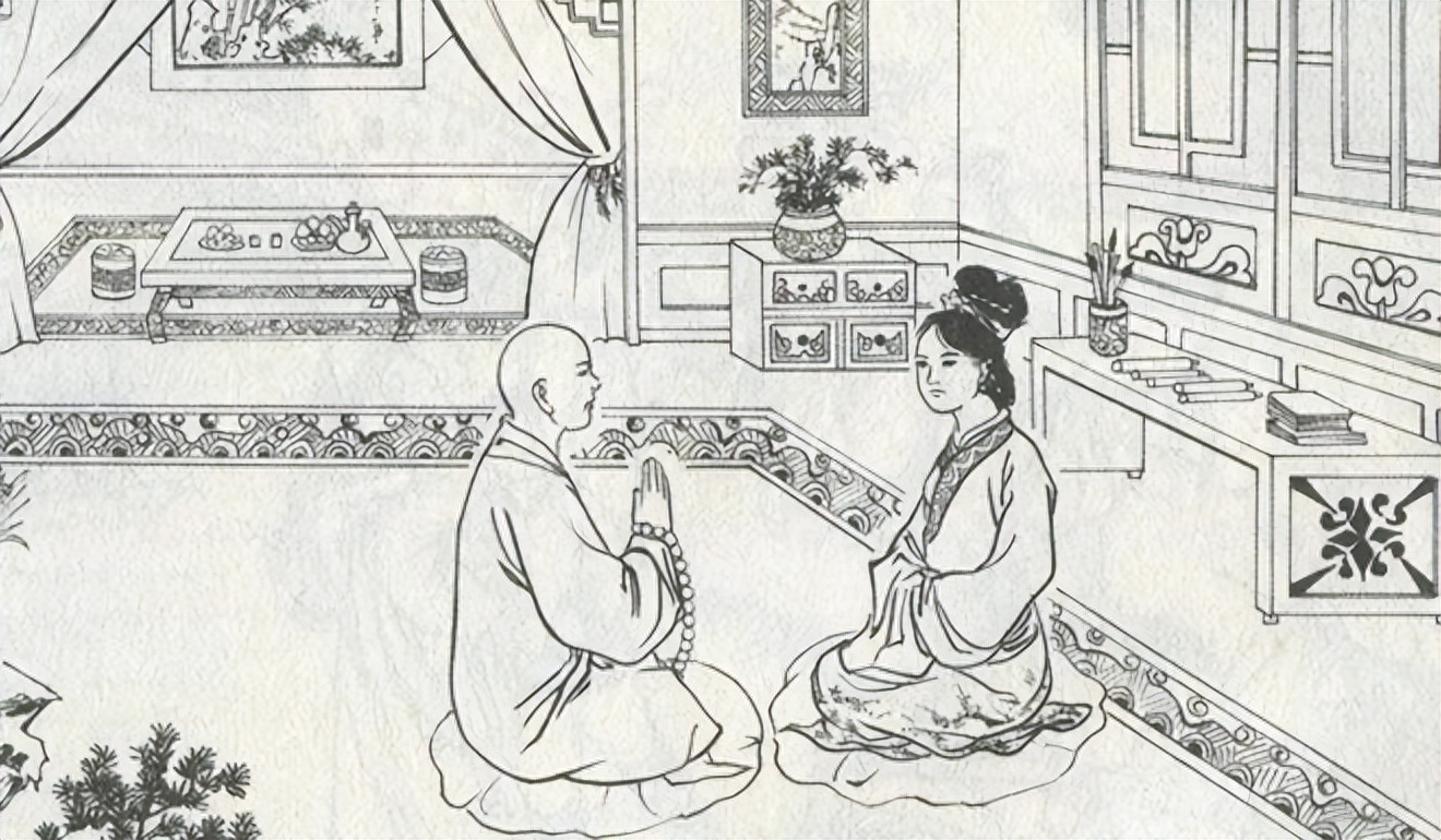 老和尚双手合十道:"夫人,你大难临头而不知