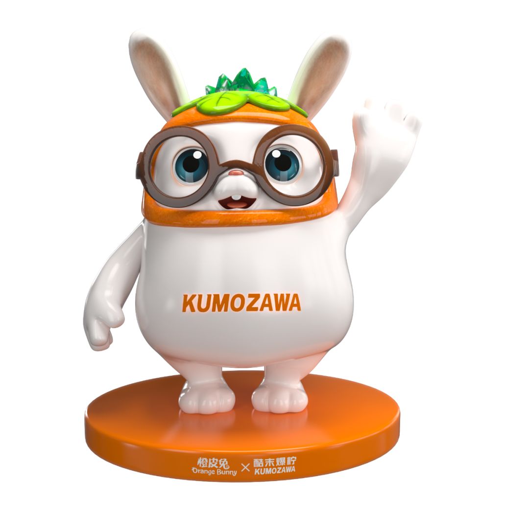 kumozawa 酷饮力x括号品牌|人气ip橙皮兔打造茶饮