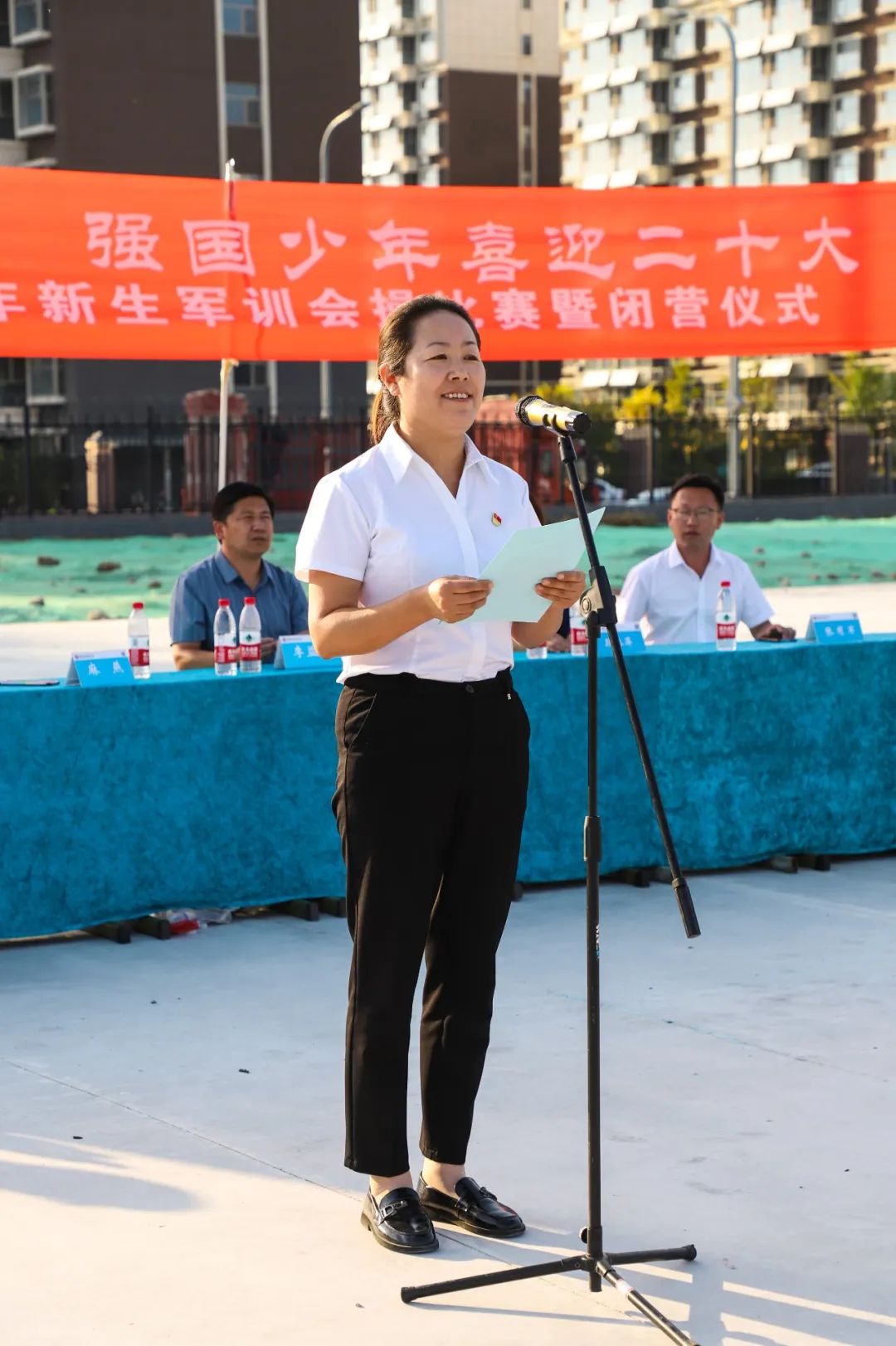 涿鹿县初级中学举行2022级新生军训纪实(三)