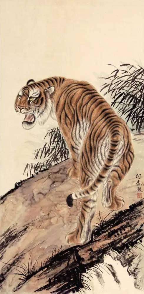 「上海皕行拍卖」古今名家画虎,虎虎生威,贺岁虎年!
