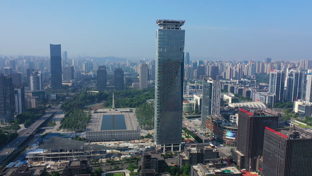 202米!重庆"高科太阳座"竣工验收!