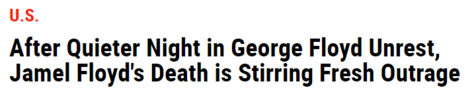 推荐又一名叫弗洛伊德的黑人惨死狱中，激发新一轮美国抗议示威团体愤怒情绪