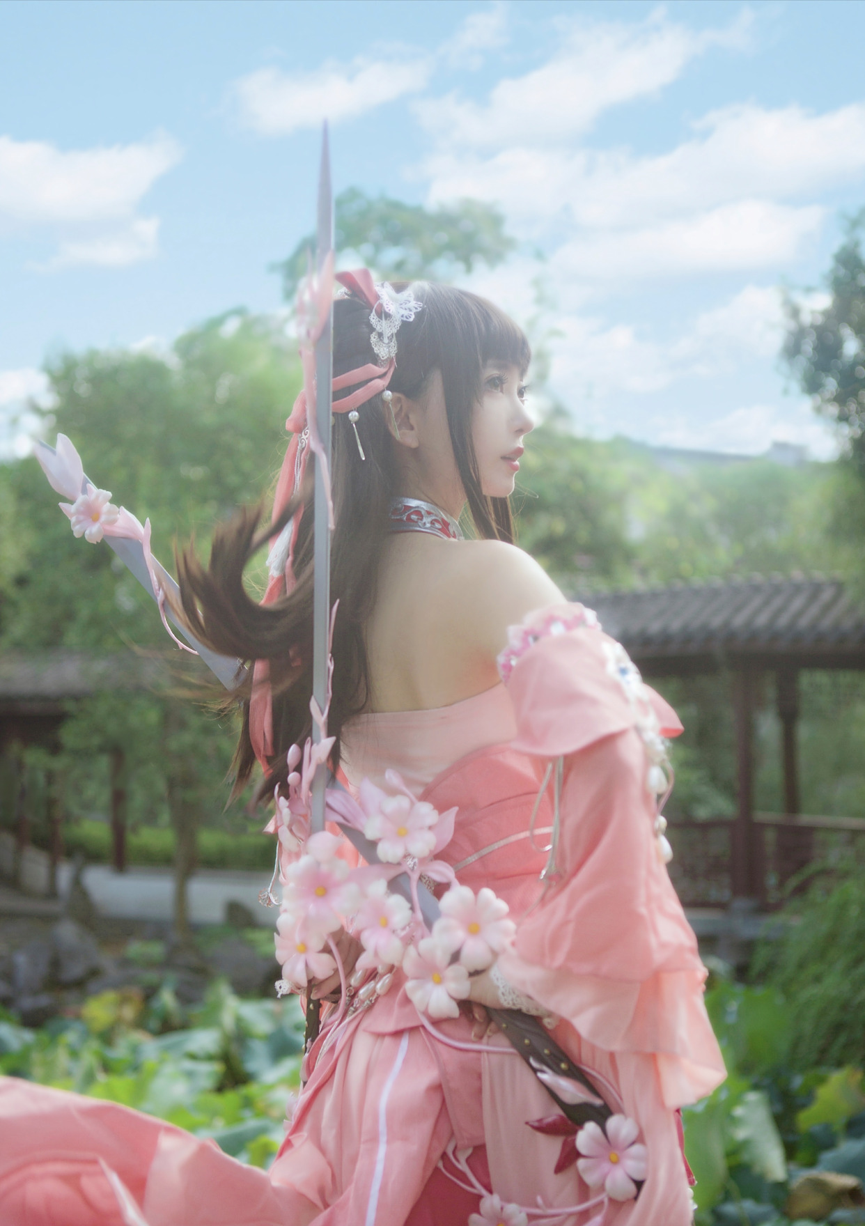 cosplay:《剑网三》朔雪秀萝@甜甜圈