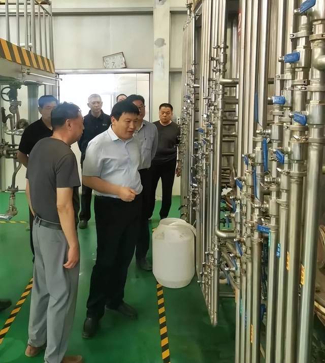 邵天福部长检查督导东明盛源生物科技有限公司食品安全工作