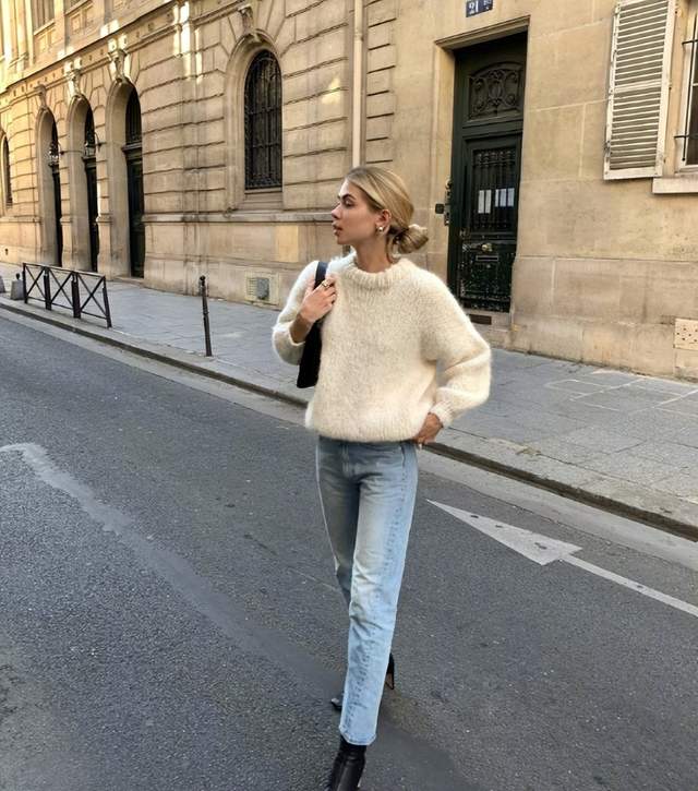 俄罗斯ins博主anastasia穿搭灵感 小香风外套名媛气质穿搭