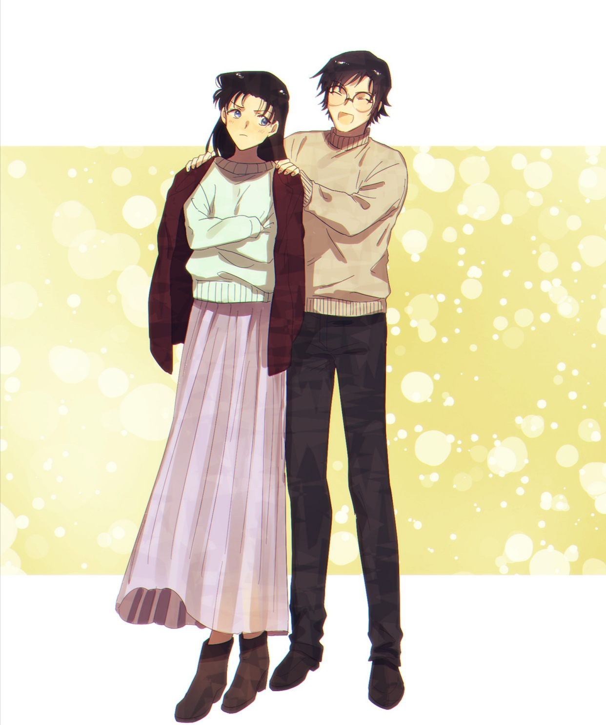 名侦探柯南:几对官配cp,你最喜欢哪一对?