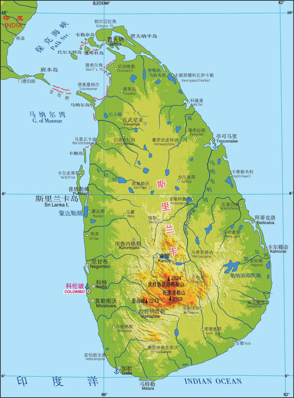 汉班托塔港地理位置图片