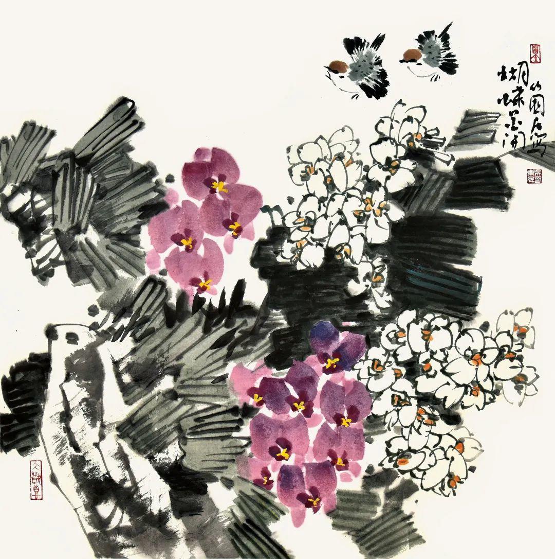 艺开善花——吴东民花鸟画小品欣赏