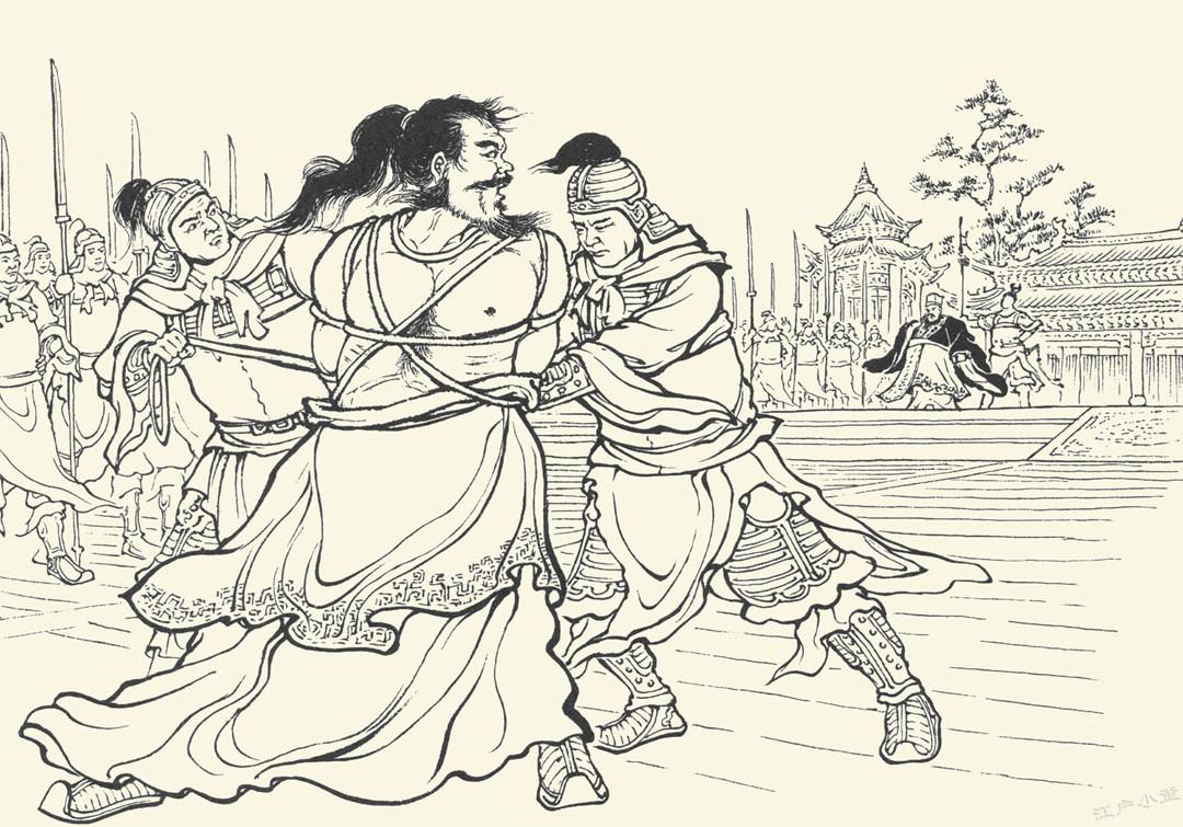 三国演义《董卓进京》的故事,陈光镒大师绘画