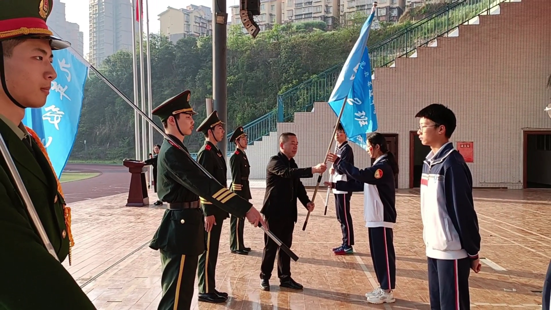 西充县晋城中学初2020级中考六十日誓师大会