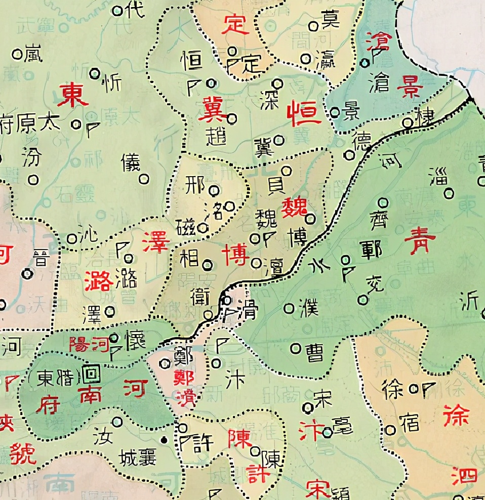 唐朝位於這一帶的